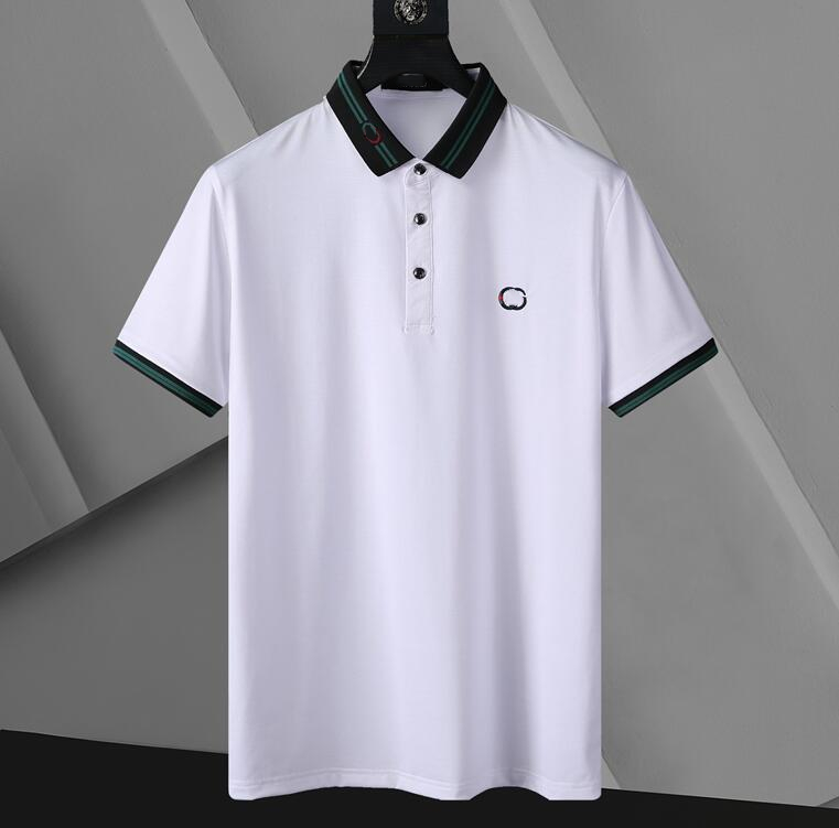 

21SS High Quality Brand Designers Men's Polos T-shirt Short Sleeves casual fashion Polos t shirt Embroidery logo 2112, Customize