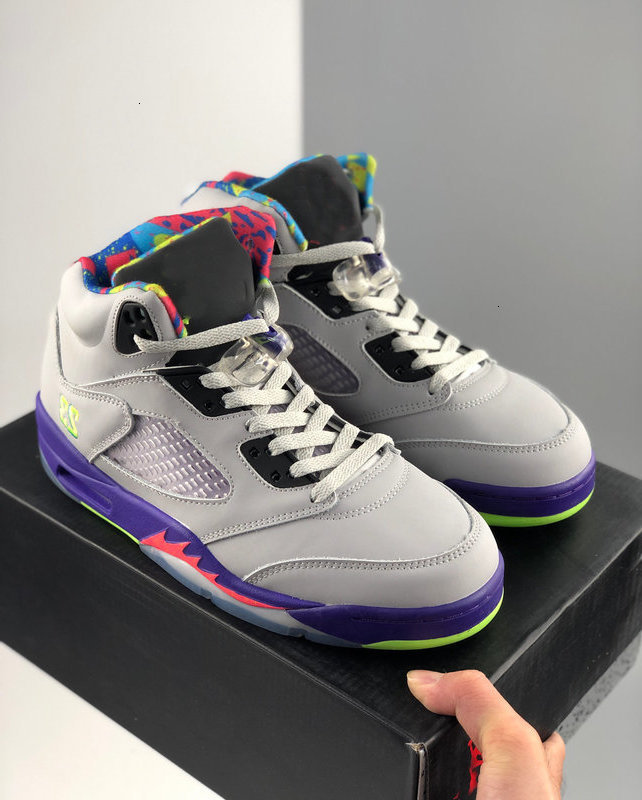 

Jumpman 5 5s fresh Mens shoes Prince Gray What the OFF Fire Red Oregon Ducks Alternate Grape trainers sneakers, Color 01