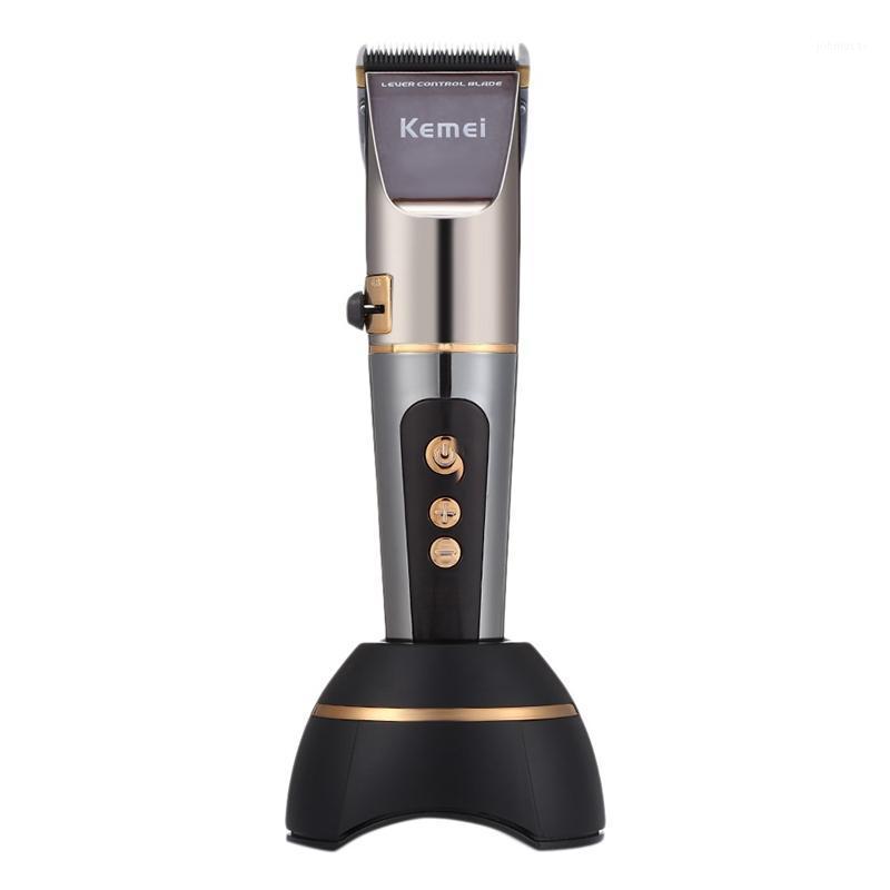 Kemei Trimmer Clipper Men Digital Beard Body Face Hair Clippers Adult Cordless Cutting Machine EU Plug1-image-711926755