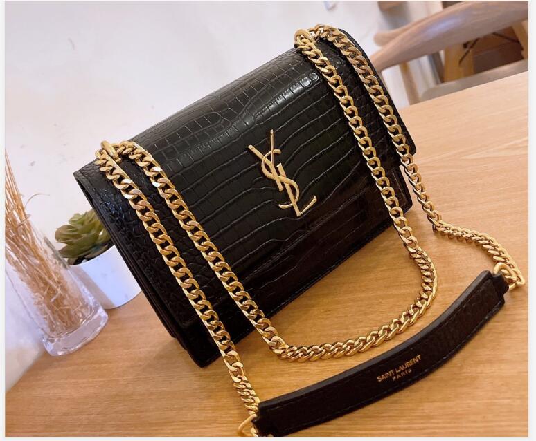 

Handbags Women Shoulder Bags Totes black calfskin caviar classic Diamond quilted bag chains double flap medium Genuine Leather cross body