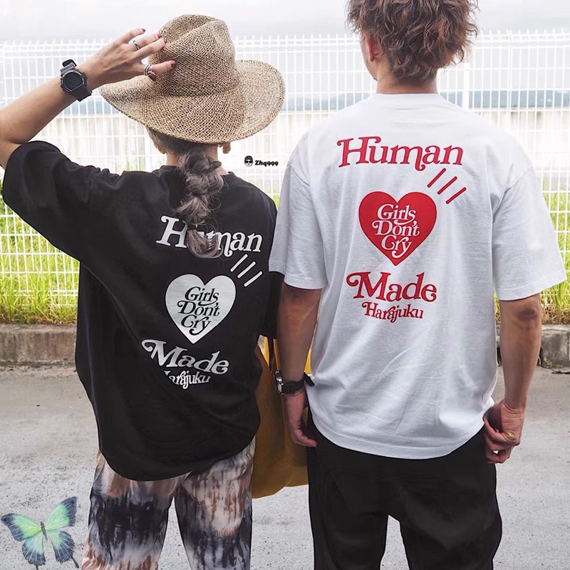 

Men Women 1:1 High Quality Harajuku T-shirt Girls Don't Cry