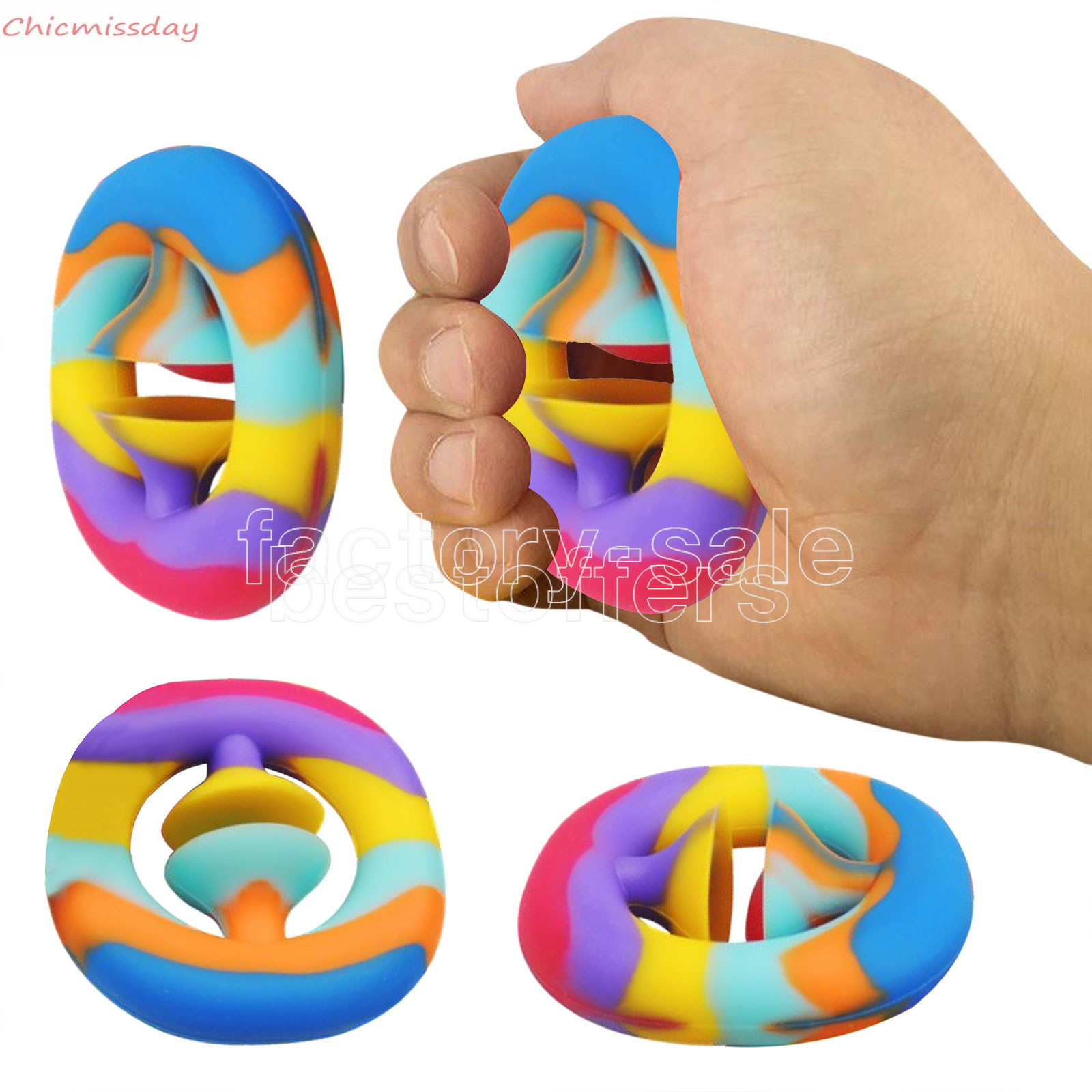 

Silicone Fidget Toy Snap Hand Grab Antistress Toys Autism Relief Calming Simple Dimple