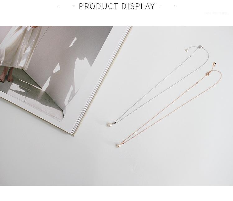 

Design Silver Chain Jewelry,real Fresh Water Pearl Pendant Necklace Chains