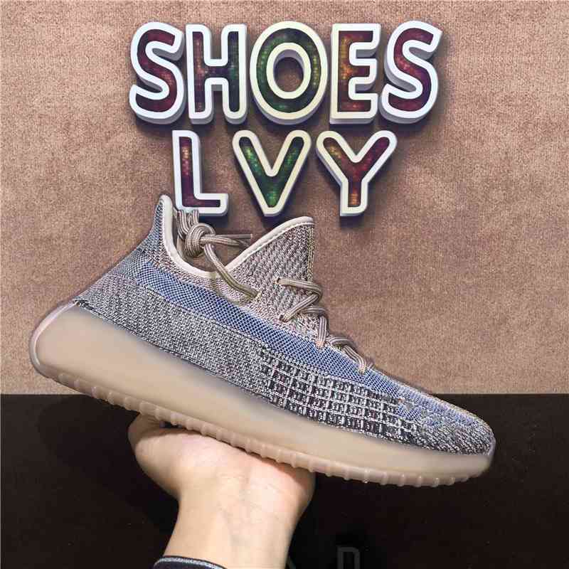 Hommes de qualité supérieure les femmes boostent les chaussures de course en pierre perle du feu arrière de queue Cinder 3M Mesh réflectif statiq