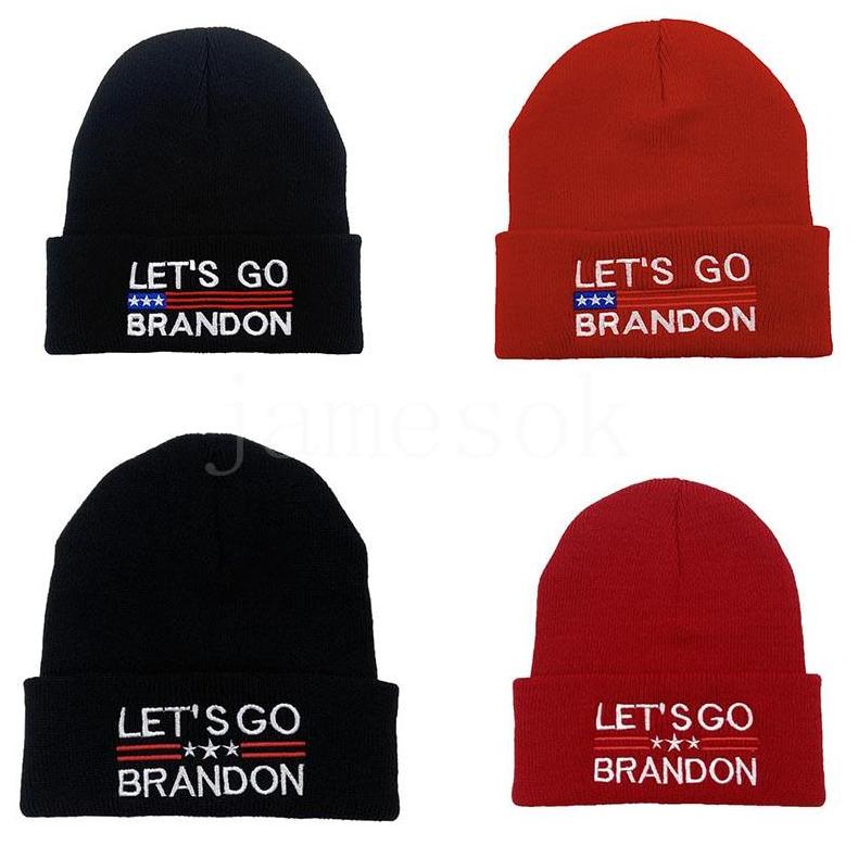

Let Us Go Brandon Beanies Knit Hat Winter Warm Thick Slouchy Lightweight Wearable Cuffed Beanie Cap Christmas Gift 2022 dd825, Multi