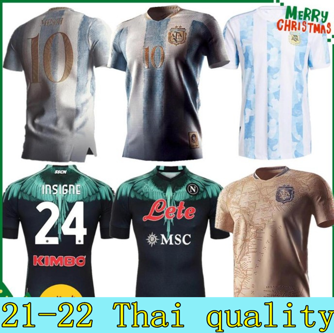 

2021 Argentina MESSI Retro 1978 1986 Maradona Soccer jersey 20 21 Naples Napoli home away Football Shirt, 2020 argentina away