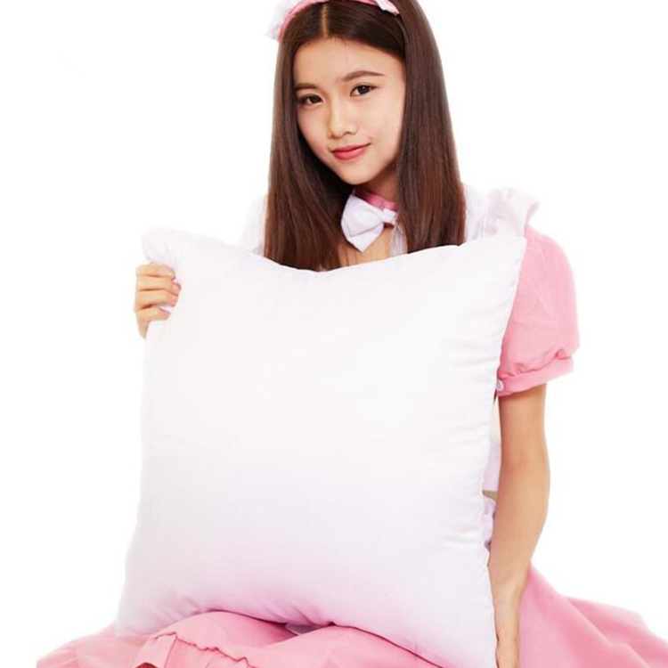 

sublimation blank peach skin pillow case hot transfer printing blank white peach flannelette pillow cases consumables 40*40CM 45*45CM