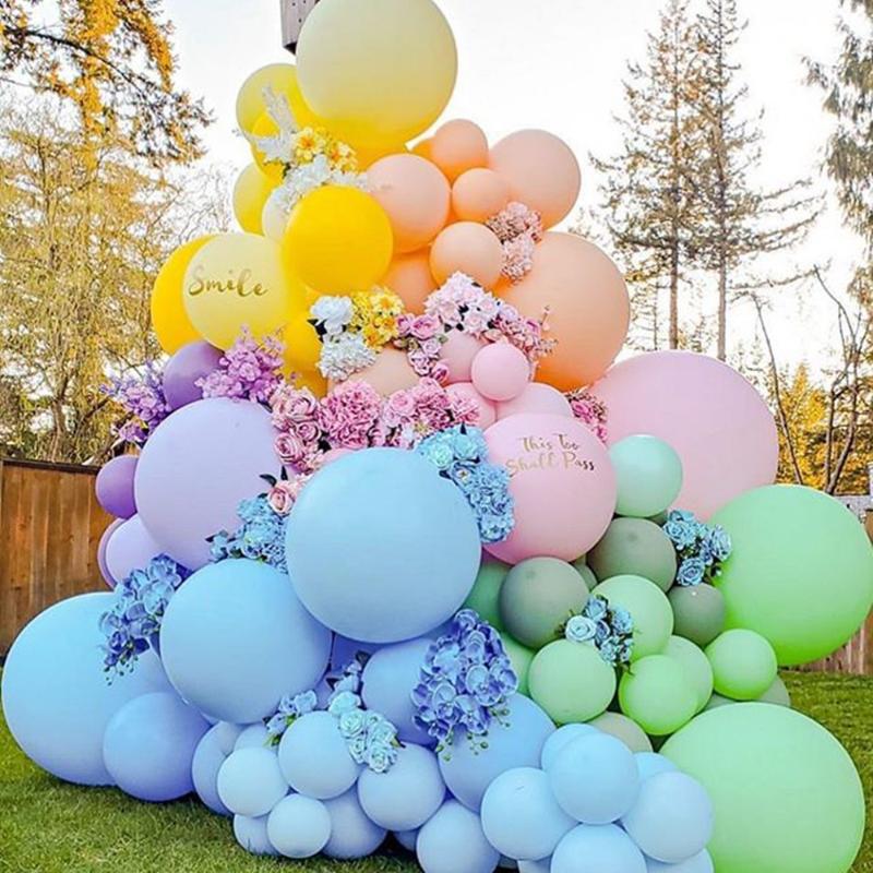 

Party Decoration 5/10/12/18/36Inch Macaron Pastel Latex Balloons Colorful Large Ballon Wedding Decor Birthday Round Inflatable Globos