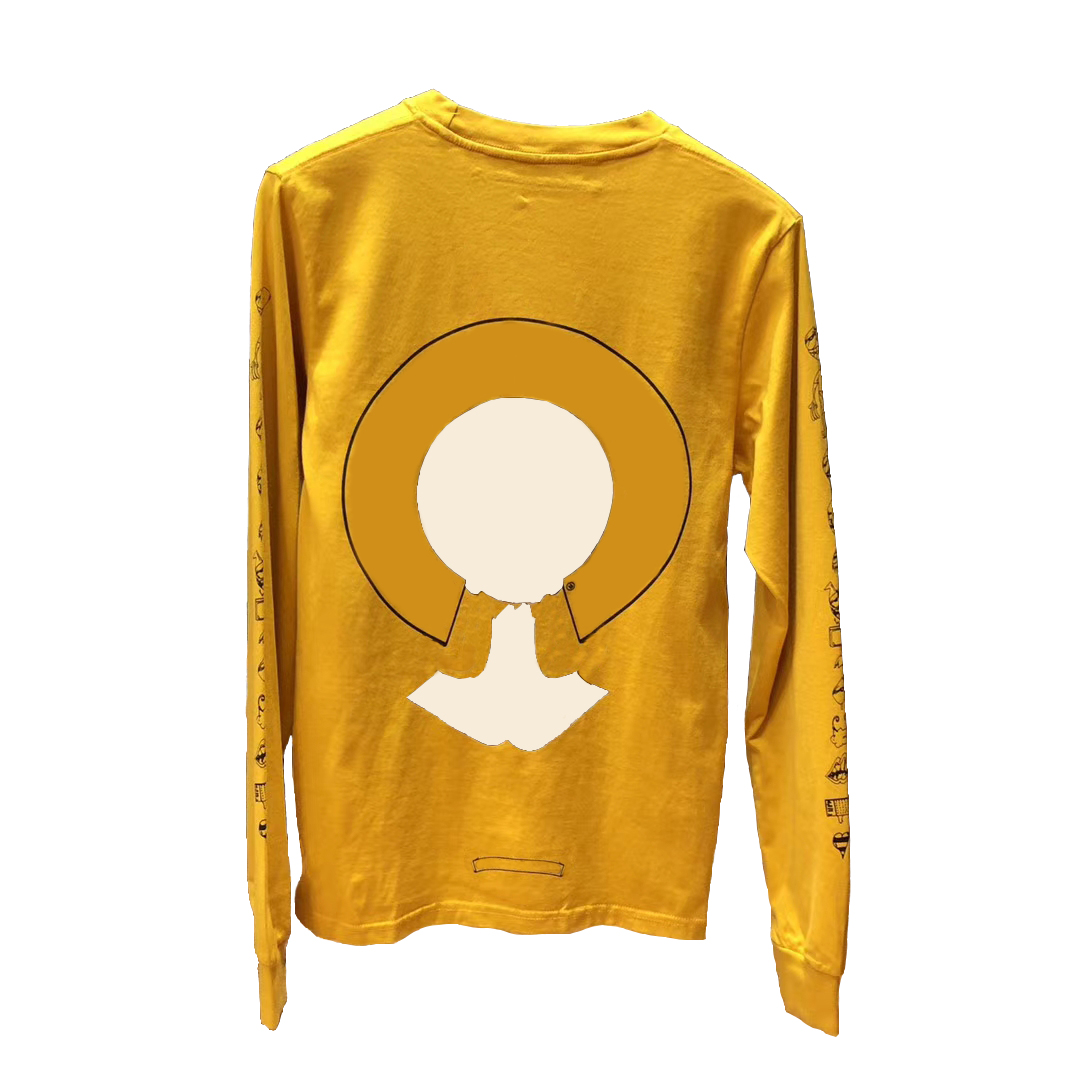 

CH Classic Long Sleeve T Shirt High Quality Casual Letter Pattern Printed Mens Woman Tees 8 Styles, White;black
