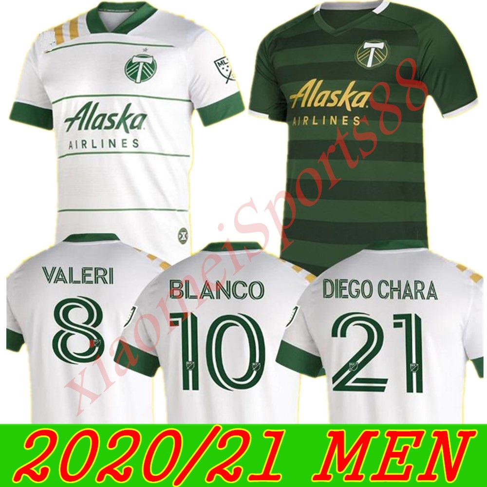 

free Ship NEW 2020 2021 MLS Portland Timbers home soccer jerseys 20 21 BLANCO CHARA VALENTIN VALERI MEN Football jersey Shirts, Black;yellow
