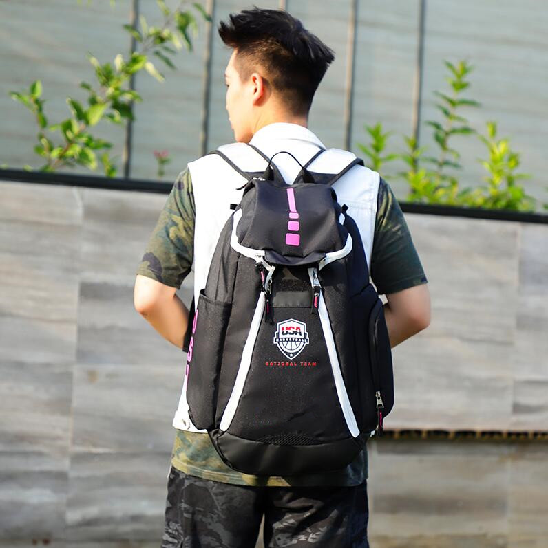 

Sport Basketball Backpacks Top Quality Air Cushion Shoulder Strap Schoolbag Large Capacity Waterproof Training, Mix color