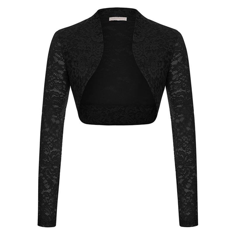 

Belle Poque Women Shrug Summer Tops Ladies Long Sleeve Cropped Lace Bolero Formal Evening Party Elegant Slim Clothes Coat 220207, Blue