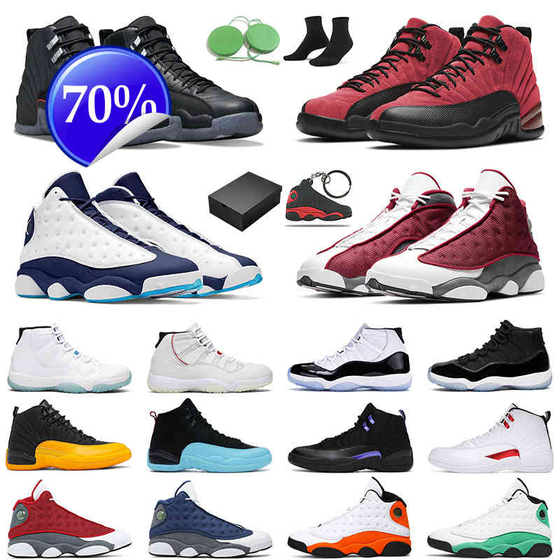 

2022 With Box 13s Basketball Shoes Jumpman 13 Obsidian Red Flint Black Cat 11s Men Women Legend Blue Concord 12s Utility Grind Mens Trainer