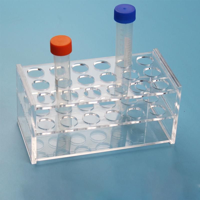 

Lab Supplies 1pcs Clear Organic Glass Test Tube Rack Hole Size 13/16/19/21/26/31mm PMMA Tubing Holder For School