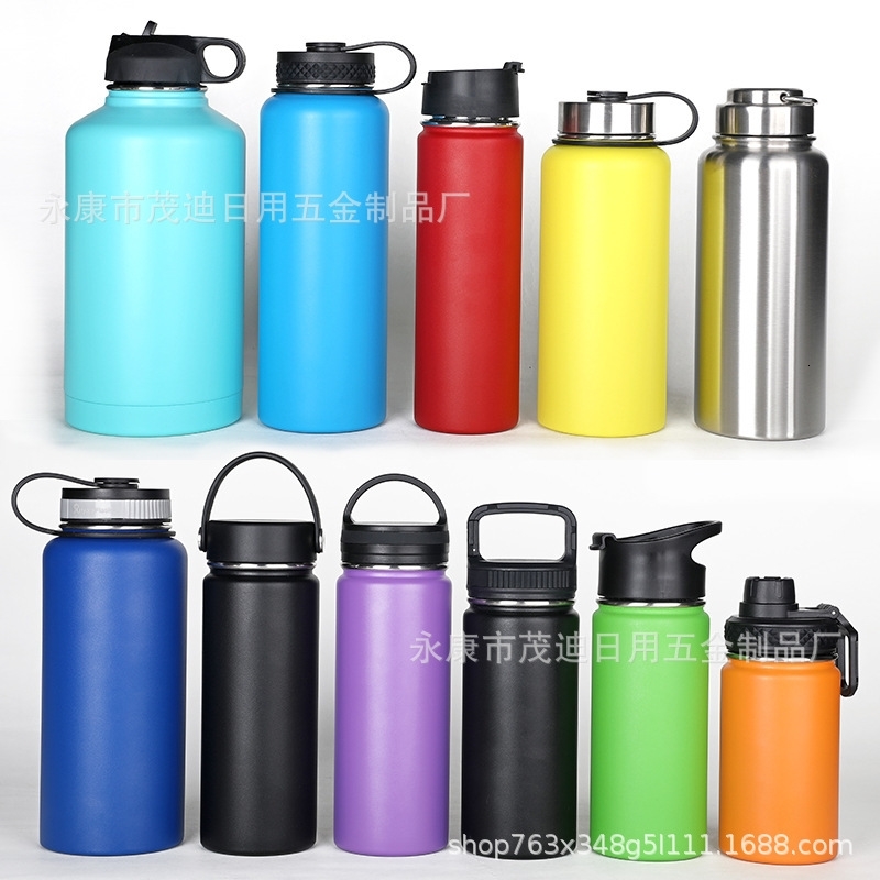

Double layer vacuum 304 stainless steel insulated cup outdoor sports kettle