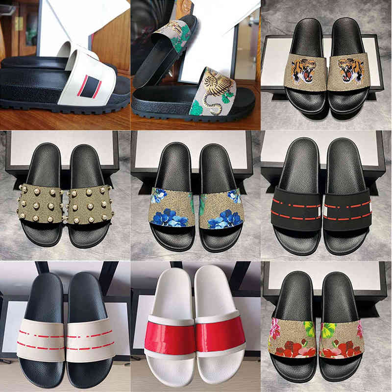 

2021 2021 Slides Summer Beach Indoor Flat G slippers designers classical hole rubber Sandals for mens women fashion shoes Bee Luxuryss, Color (1)
