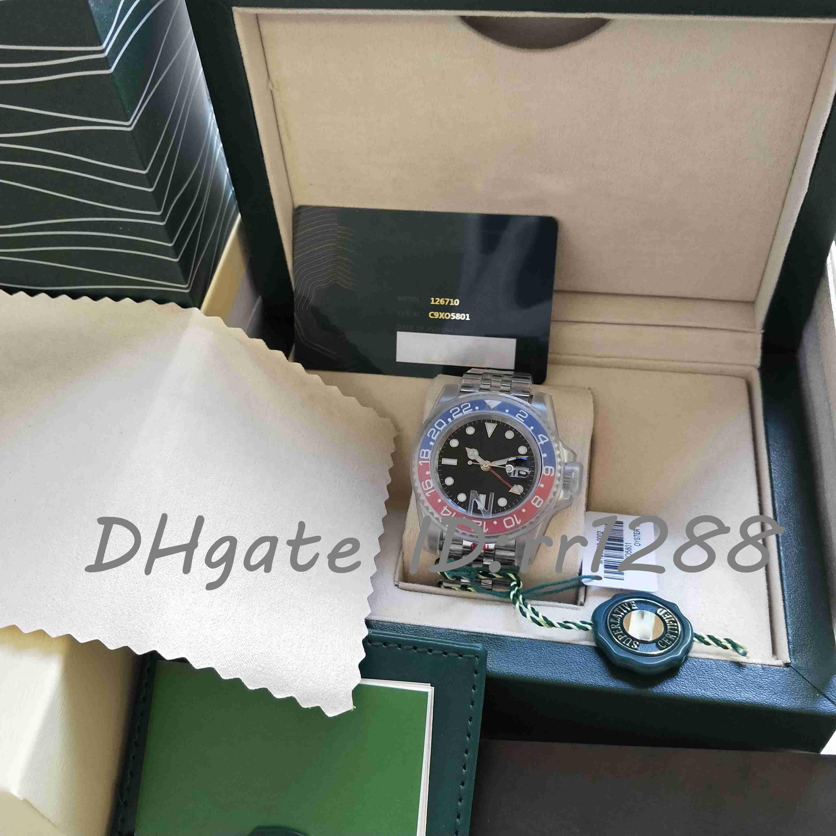 

Super Factory V5 Version Watch Ceramic Bezel Mens Mechanical 904L Stainless Steel Automatic Movement Designer Sports Self-wind Wristwatch Men Watches Original Box, 01