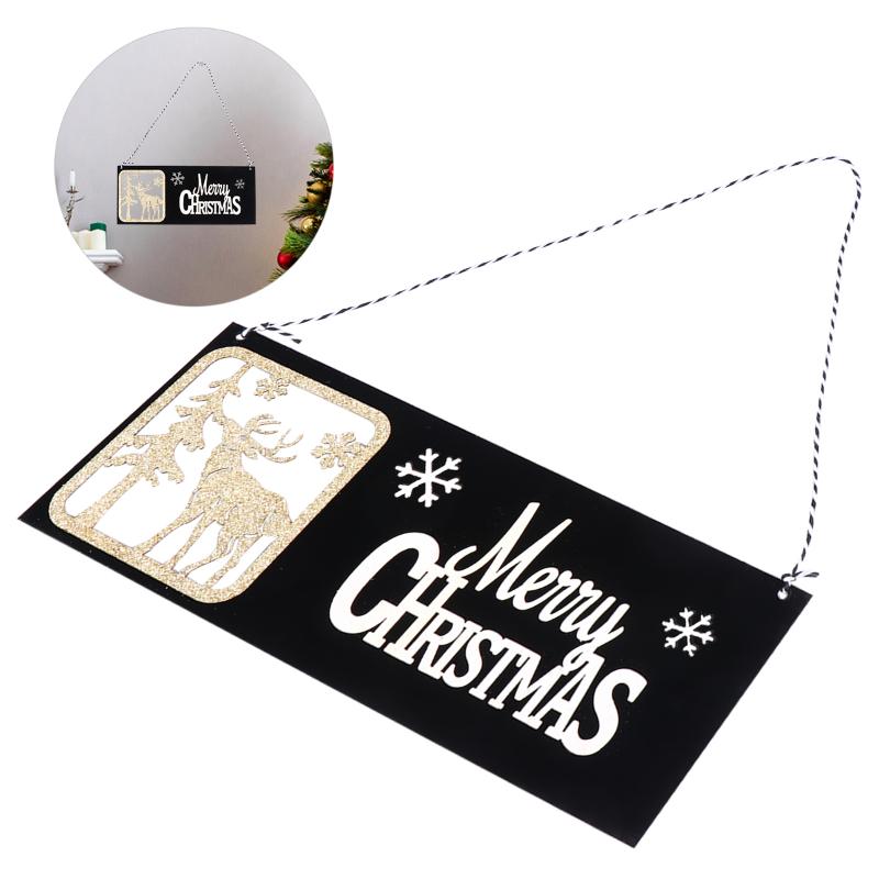 

Party Decoration Christmas Wooden Pendant Letter Door Hanging (Horizontal)