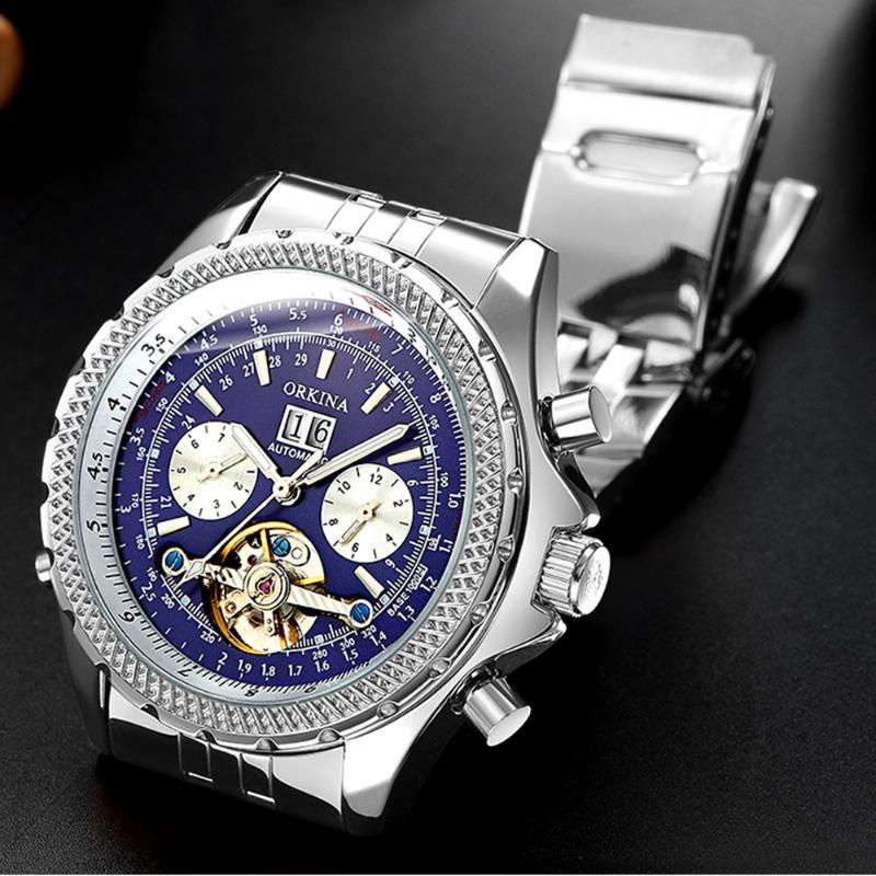 

Mechanic Watch Top Mens Watches Automatic Men Sport Wristwatch Reloj Hombre Tourbillon Wristwatches, P004-1