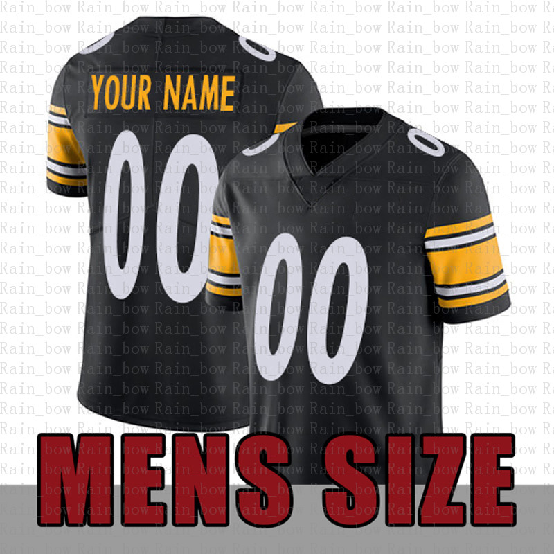 

Pittsburgh 22 Najee Harris Steeler Football Jersey 90 T.J. Watt Juju 19 Smith-Schuster Chase Claypool Ben Roethlisberger Minkah Fitzpatrick Devin Bush Troy Polamalu, Youth size s-xl (gangren)