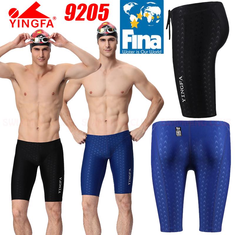 

FINA APPROVED] NWT YINGFA MEN'S BOYS 9205 COMPETITION TRAINING RACING JAMMERS PROFESSIONAL SWIMMING TRUNKS ALL SIZE [FREE SHIP] One-Piece S