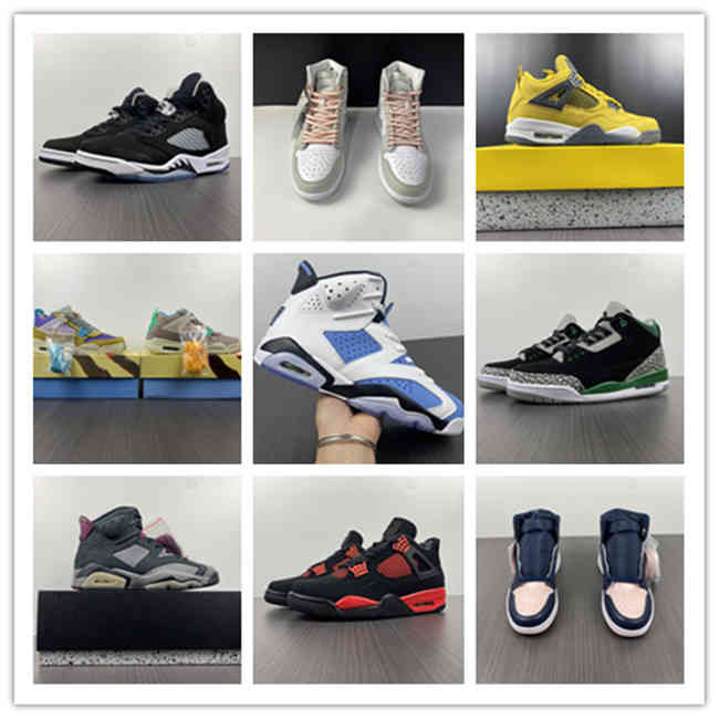 

basketball shoes 4s 5s 6s 1s Men trainers sports Sneakers top quality with box size 7-13