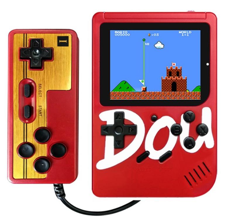 

Portable Game Players Retro Mini Nostalgic Children's Console 3.0 Inch Handheld Dual 300 In One + Controller