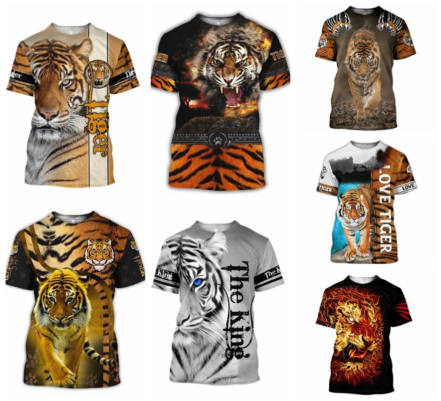 

Men's T-Shirts Kaseetop 2021 Summer T-Shirt Lion/Hunting Deer 3D Printed Tee Shirt Harajuku Casual Short Sleeve Tank Shirts Unisex T68