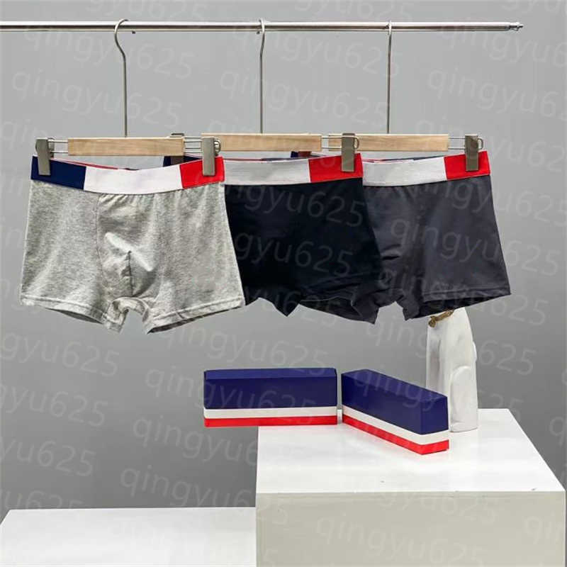 

Mens boxers Shorts Panties Designer underpants man briefsconton fashion 3 colors with box underwears letter high quality, Three