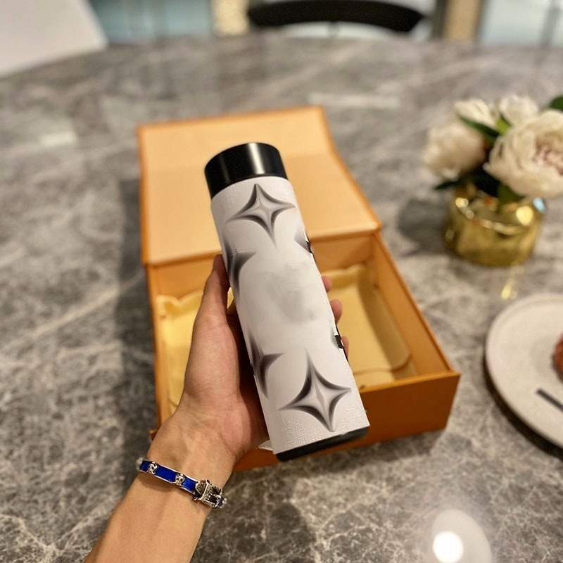 

wholesale Fashion luxury stainless steel Thermoses 500ml brands Portable Thermos cup classic design free ship 072