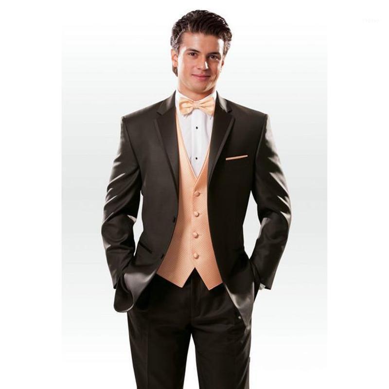 

Men's Suits & Blazers Arrival Men Wedding Custom Made Slim Fit Groom Tuxedos For Groomsman Man (Jacket+Pants+Vest), Beige