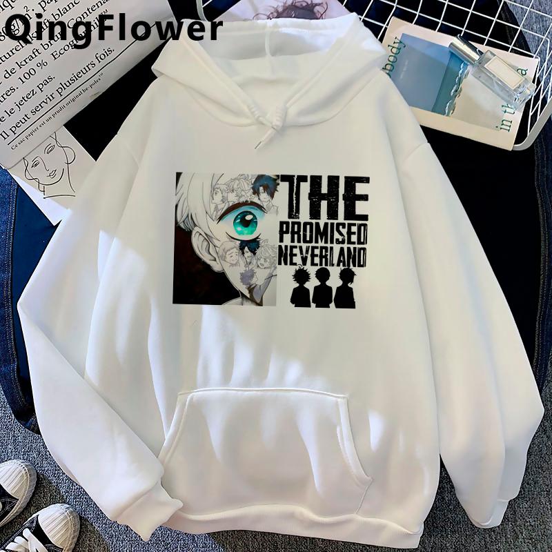 

The Promised Neverland Emma Norman Ray Hoodies Men Printed Korea Graphic Clothing Hip Hop Men' & Sweatshirts, 55313