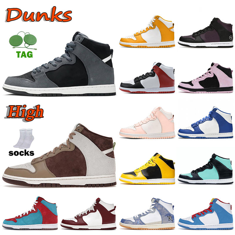 

Fashion Dark Grey Chocolate men Casual Shoes top quality Sb Dk Resset Invert Celtics Midnight Navy Panda Black White Skate Sneakers Outdoor