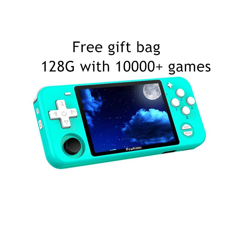 

Powkiddy RGB10 Pro Retro Handheld Game Console For PSP N64 PS Player Double Joystick Open Source 3D Video MP4 Players Portable