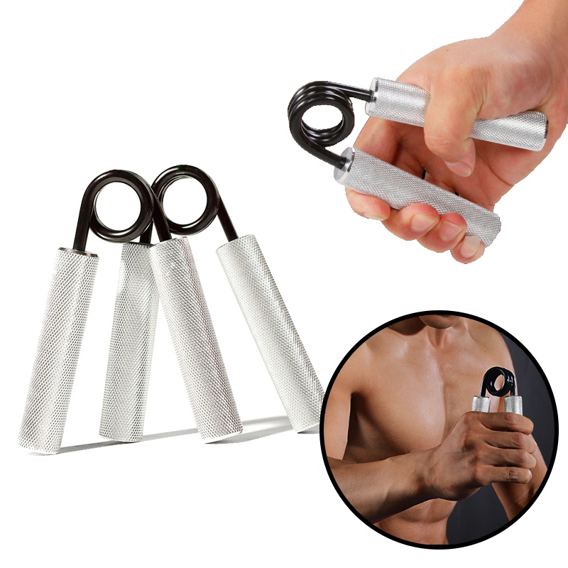 

100lbs-350lbs Hand Grips Wrist Rehabilitation Arms Muscle Strength Training Finger Pinch Gripper Trainer Carpal Expander Aluminum Spring Home Gym Heavy Increase, Strength size