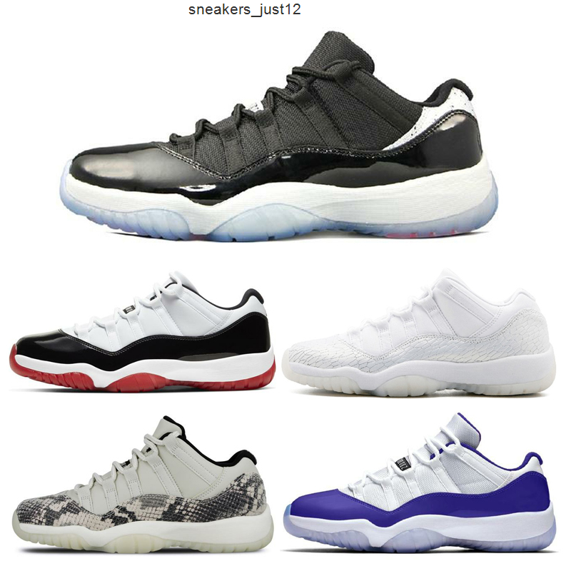 

New 11s Low shoes 11 Top Quality Jumpman Basketball Shoes White red mens sports trainers Concord 45 Sneakers