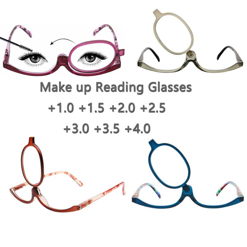 

Sunglasses Make Up Reading Gasses Magnifying Glasses Folding Eyeglasses Useful For Women Madam Eyewear Diopter +1.0 1.5 2.0 2.5 3.0 3.5 4.0