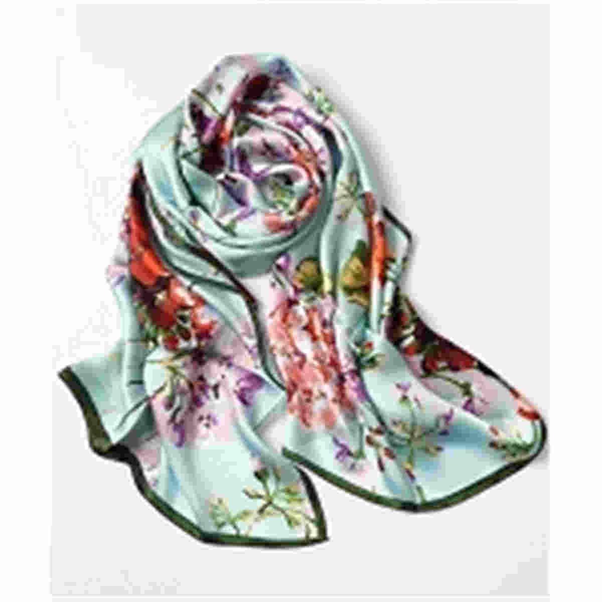

Beautiful ladies silk scarf designer fashion silk shawl turban women professional new design Pashmina