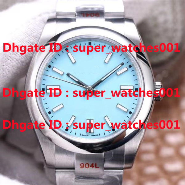 

top quality Watch Montre de Luxe Mens watches 12mm thickness, 41mm diameter, 3230 automatic mechanical movement, fine steel strap Ice blue s, Slivery;brown
