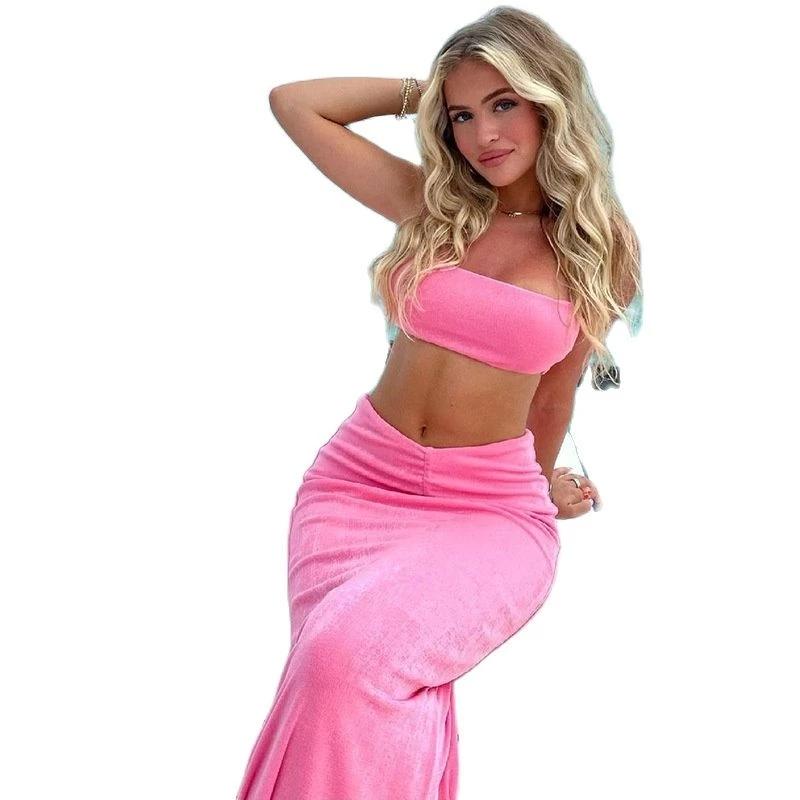 

Casual Dresses Sexy Strapless Long Black Maxi Dress Front Slit Bare Shoulder Red Women' Evening Summer Night Gown Party, Blue