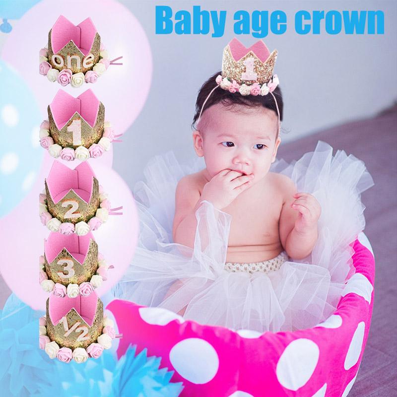 

Party Hats Baby Princess Crown Childrens Hair Band Accessories Birthday G10
