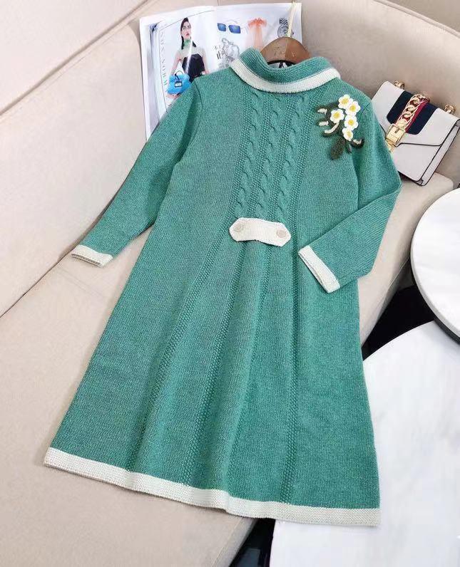 

Casual Dresses K12501 High Quality Fashion Women 2021 Spring Dress Luxury European Design Party Style, As pic