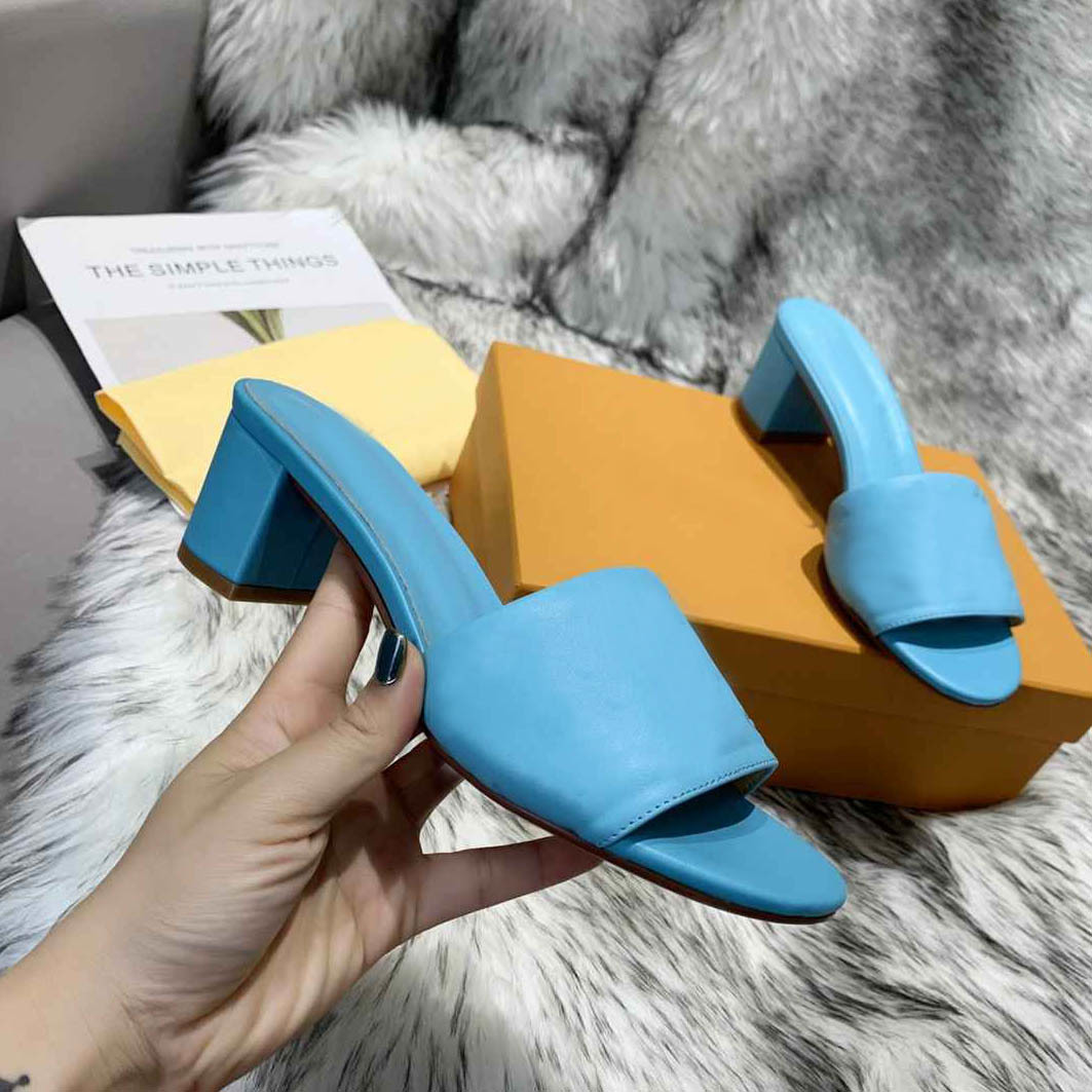 

2023 Candy colors Women slippers designer letter high heel sandal woman fashion designers slipper Party sandals highs heeled slide top