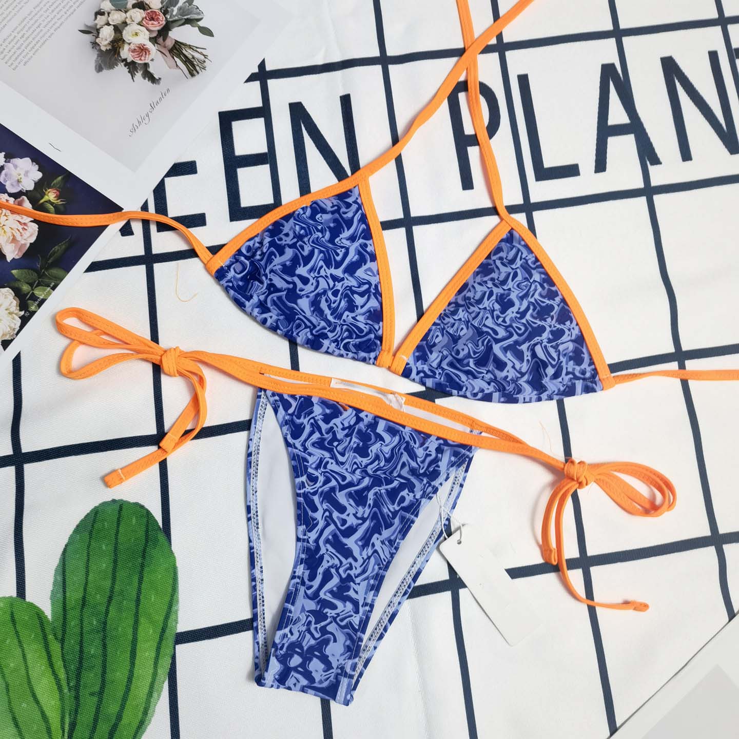 

Bikini Lingerie Designer Summer High Quality Ladies Fashion Swimwear Sexy Slim Backless Swimwear, #26