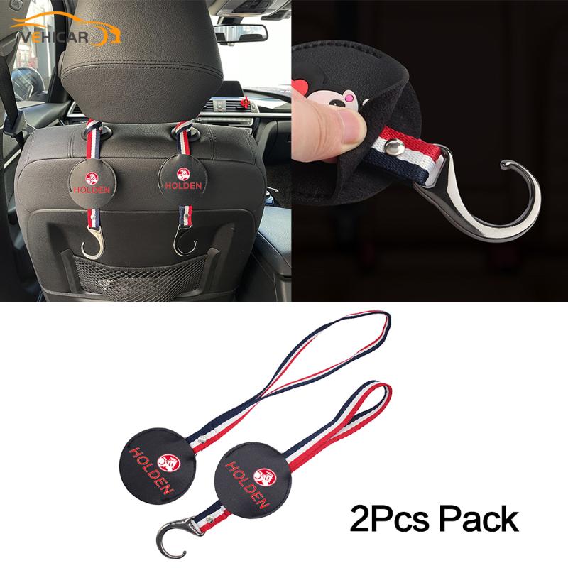 

Car Organizer VEHICAR 2PCS Universal Hooks Seat Headrest Hook Hanger For HOLDEN Auto Accessories Handbag Coats Grocery Bags