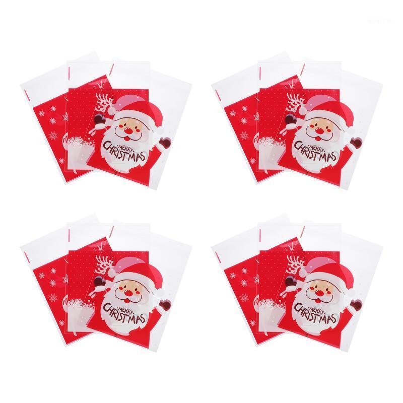 

Gift Wrap 300pcs Baking Food Bags Biscuits Self Adhesive Candy For Christmas