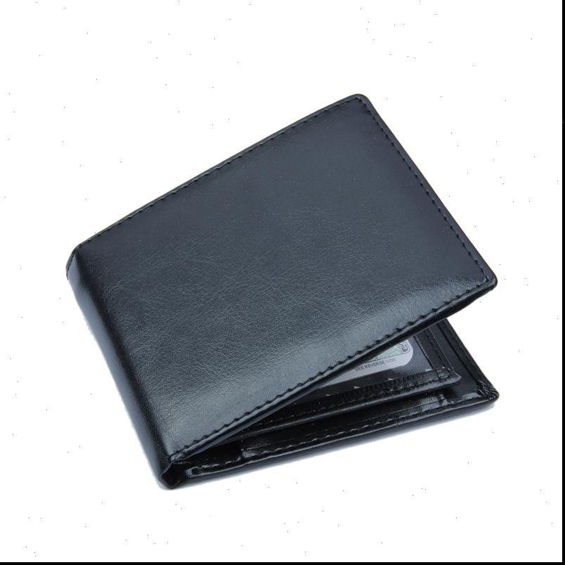 

arrival pu leather men wallet card p coin pocket purse soft black short wallets bifold casual man, Red;black