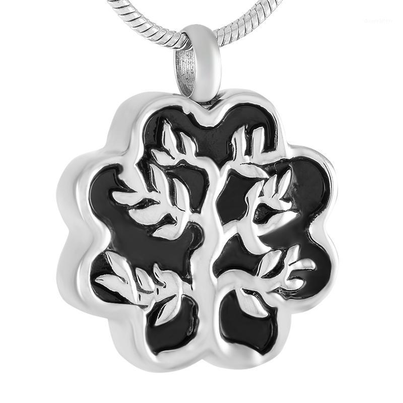 

Stainless Steel Tree Of Life Jewelry Memorial Cremation Ashes Locket Keepsake Memory Loved Urn Necklace Chains