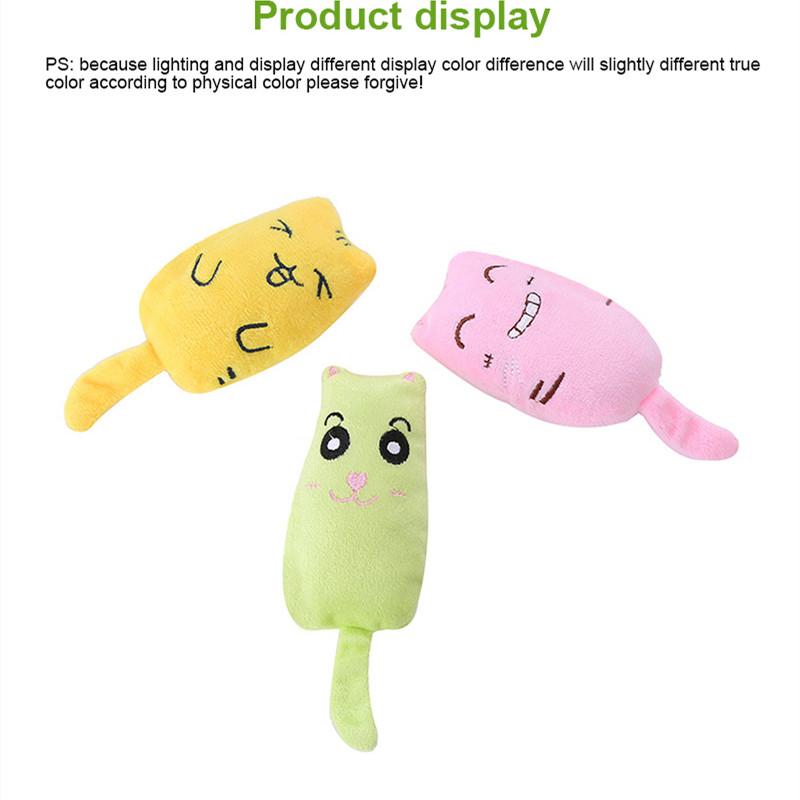 

Pet Supplies Cat Self-excited Toy Modeling Plush Throwing Cotton Puppet Short Grinding Catnip Toys