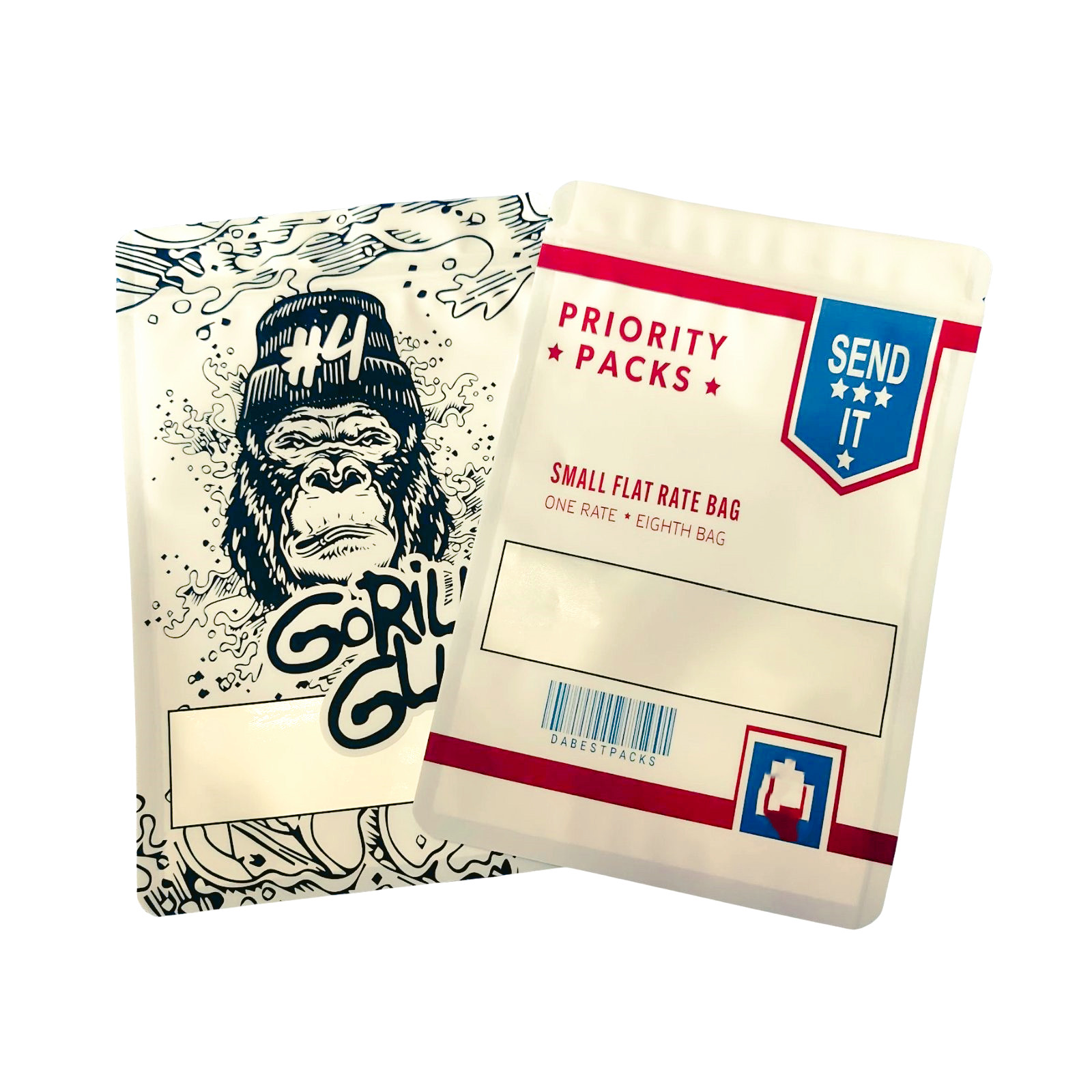 

Gorilla Glue One Ounce Mylar Bag 28g Backpack Boyz Kush Mints 15x20cm Edibles Packaging Bags 1oz Smell Proof Heat Sealable Pouch jllZlz